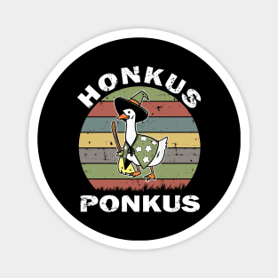 funny halloween witches duck cute honkus ponkus Magnet